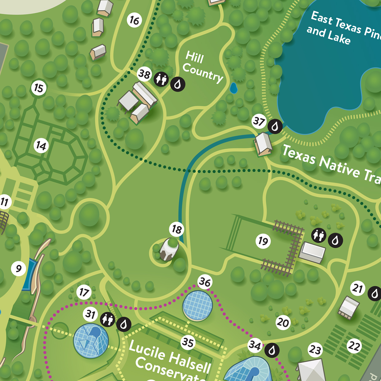 Explore The Gardens Trails And Historical Structures Garden Map | My ...