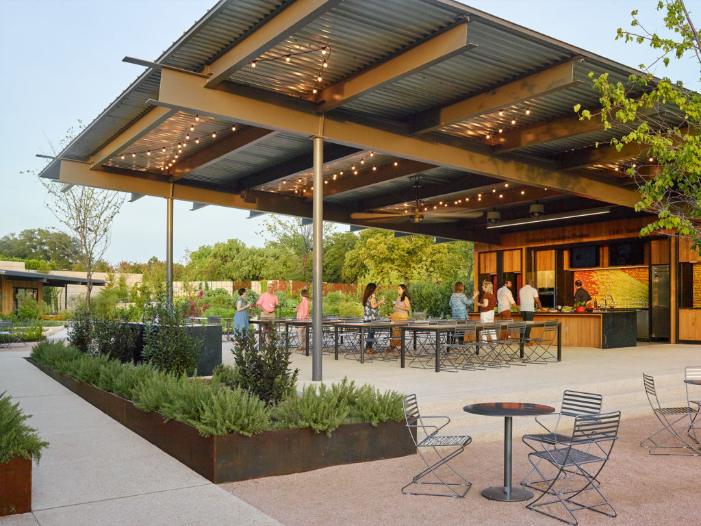 CHEF Outdoor Teaching Kitchen in the Goldsbury Foundation Pavilion